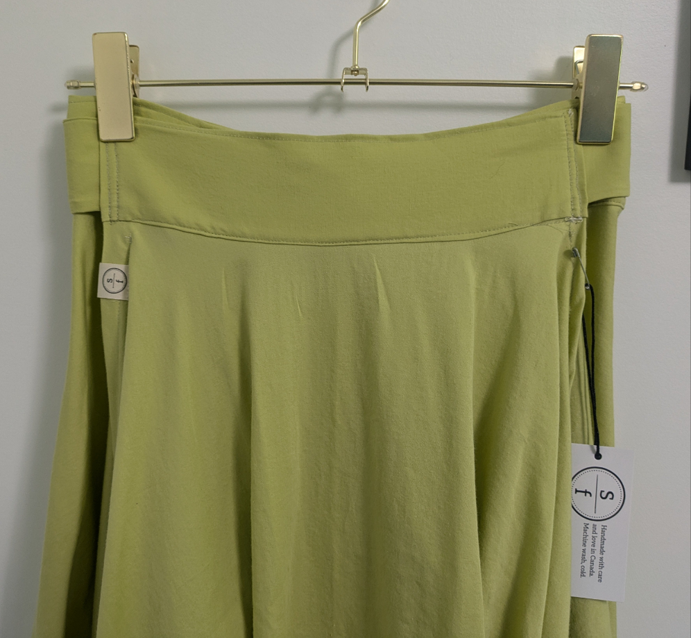 Beth Upcycled Side-split Skirt - M/L