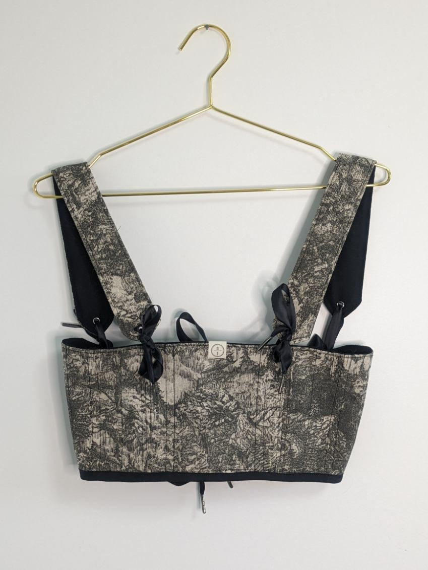 Fire Corset - Black XS/S