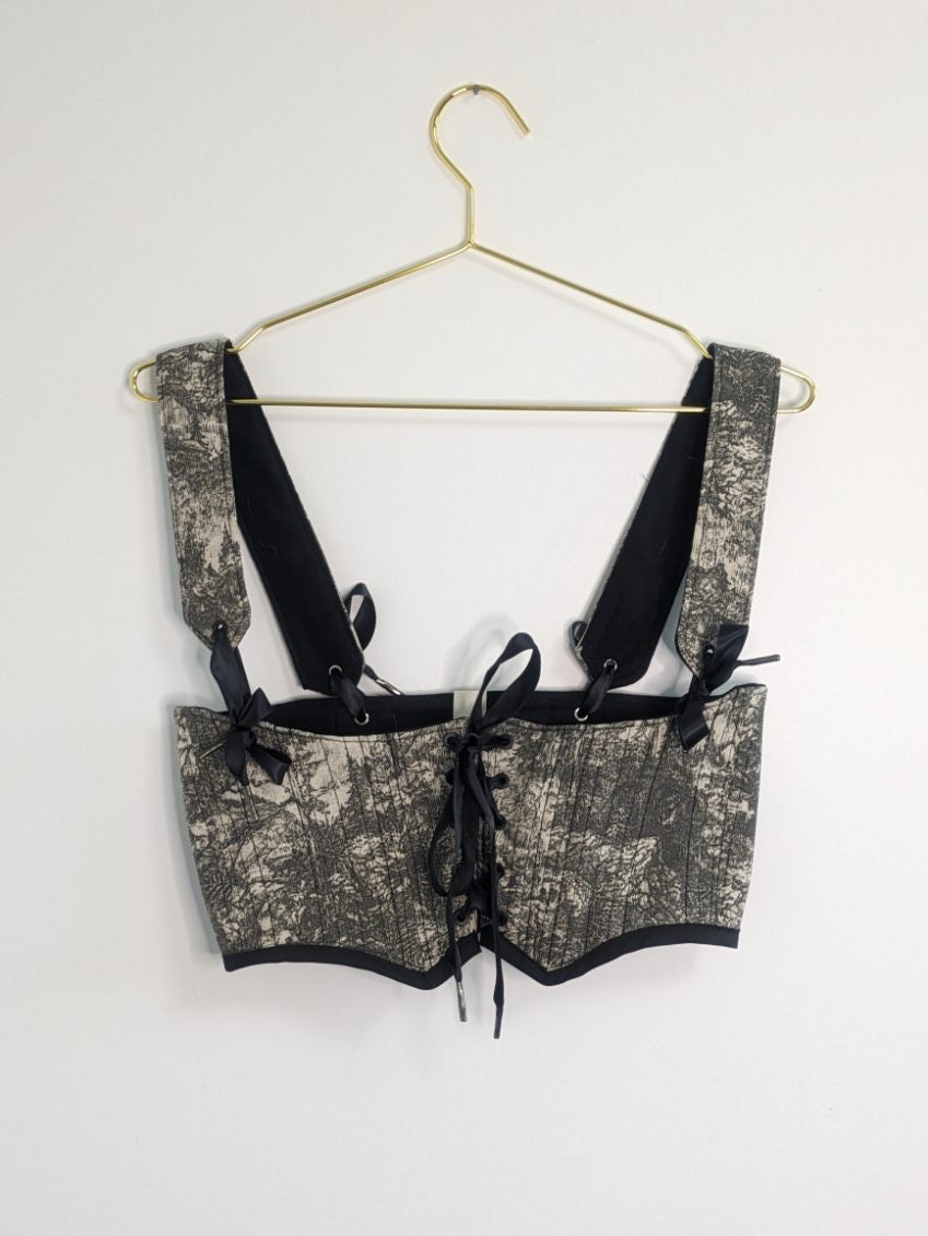 Fire Corset - Black XS/S