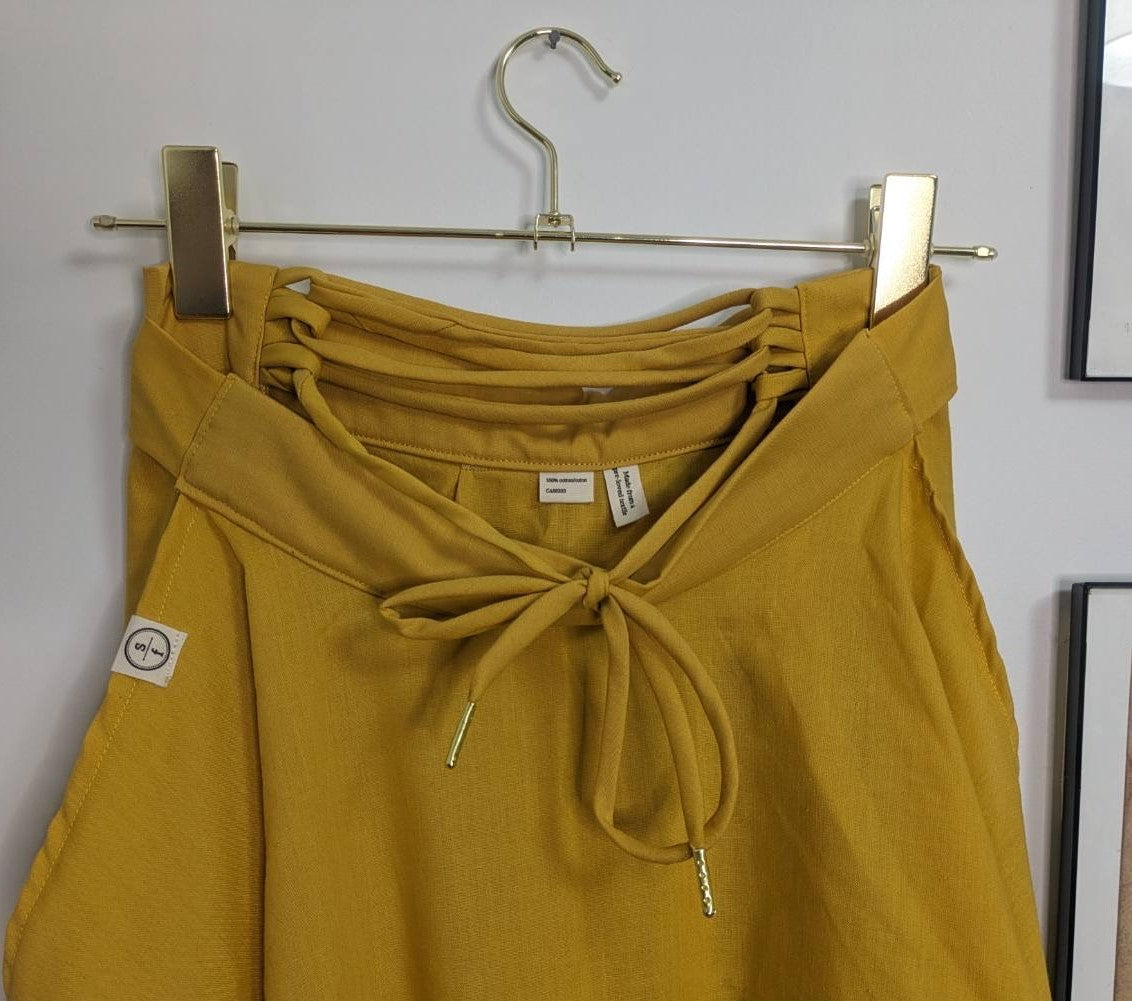 Beth Upcycled Side-Split Skirt - XS/S