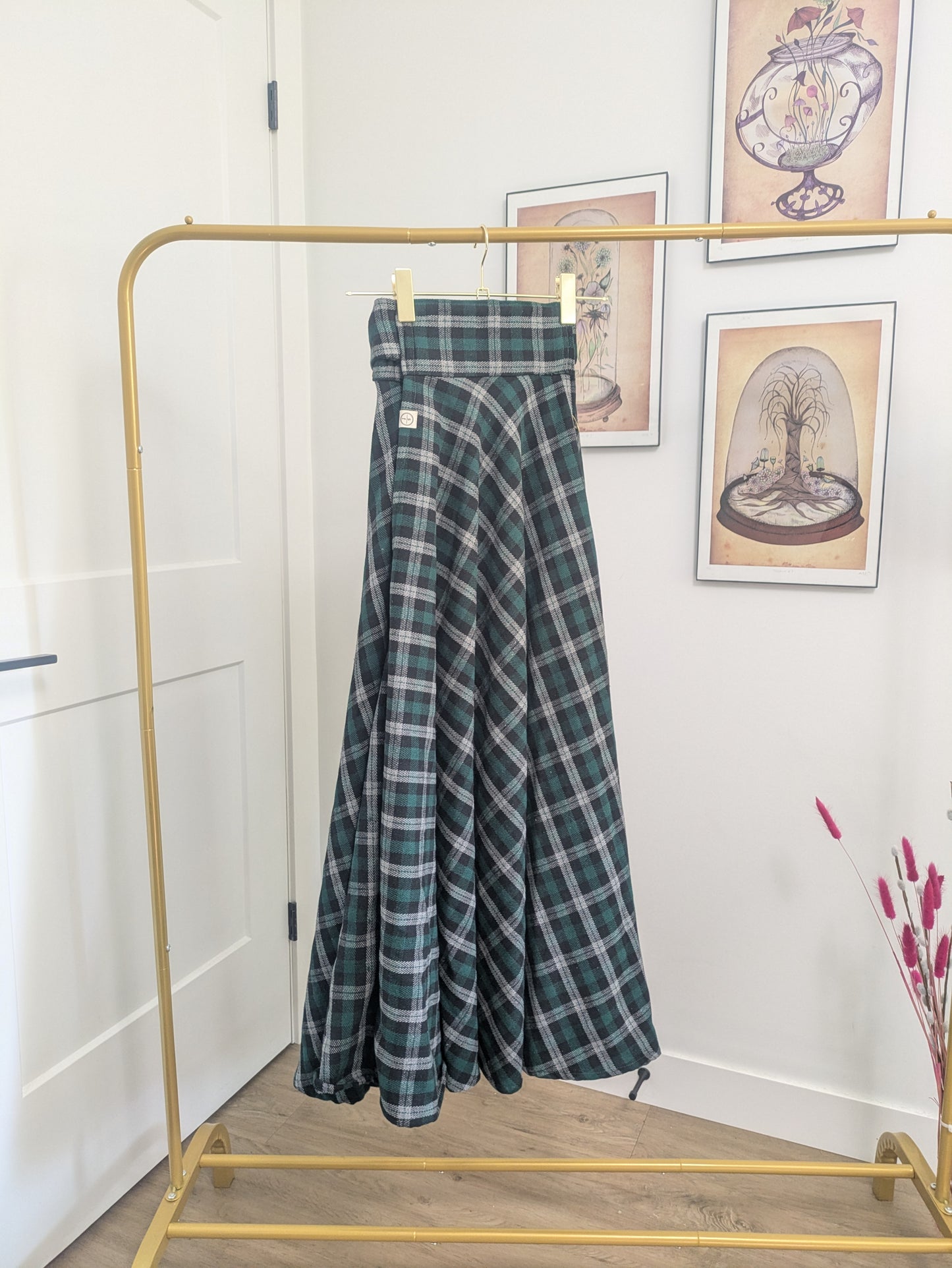 Beth Upcycled Side-Split Skirt - XS/S