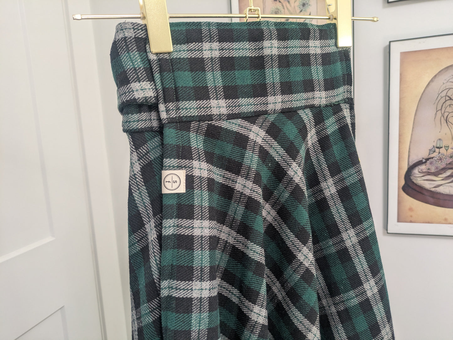 Beth Upcycled Side-Split Skirt - XS/S