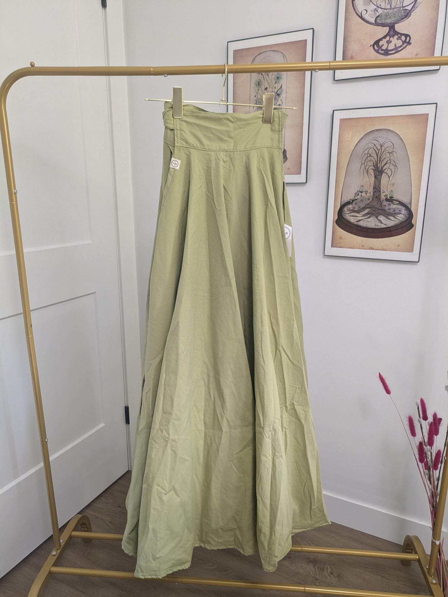 Beth Upcycled Side-Split Skirt - XS/S