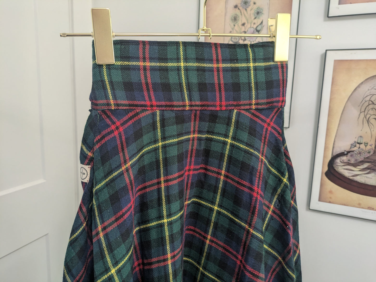 Beth Upcycled Side-split Skirt - M/L