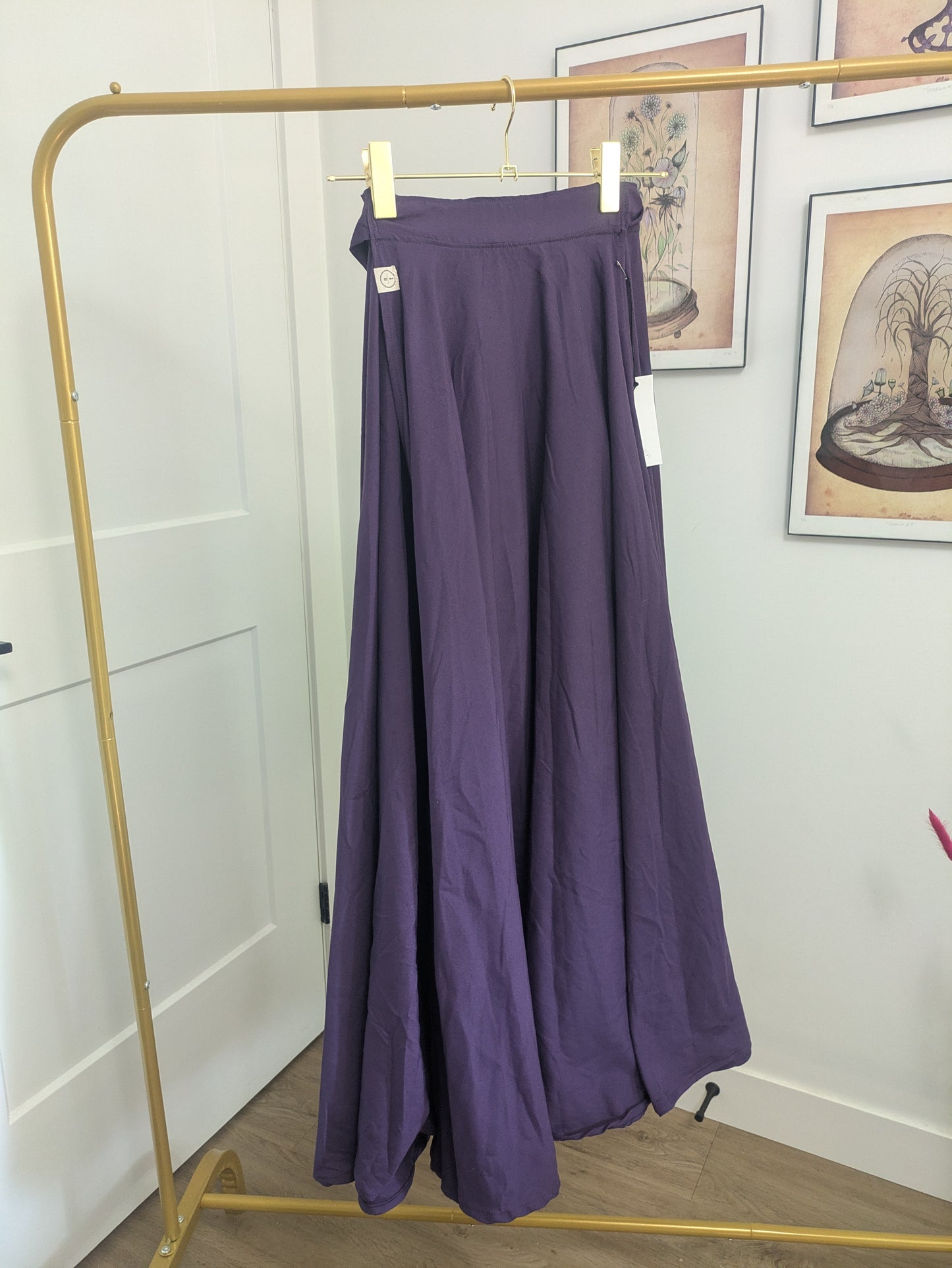 Beth Upcycled Side-split Skirt - M/L