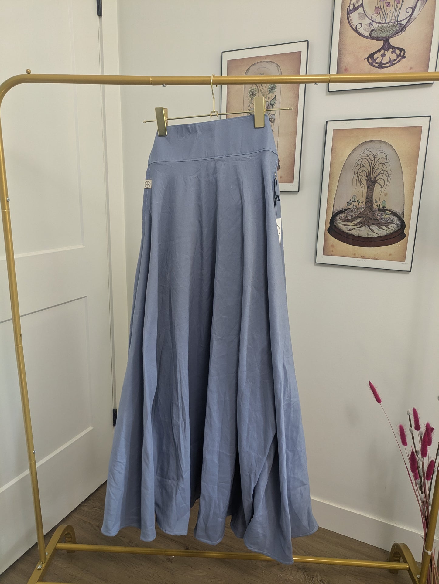 Beth Upcycled Side-Split Skirt - XL/2XL