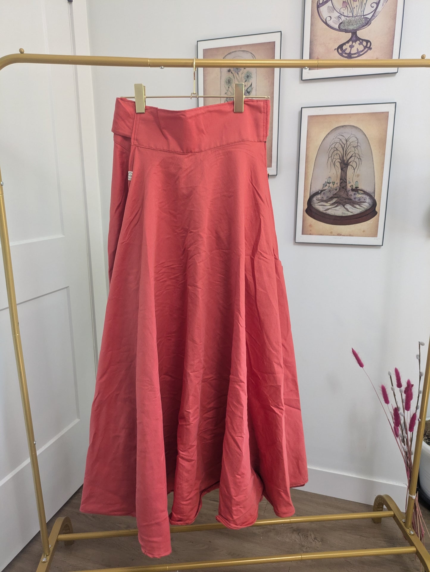 Beth Upcycled Side-Split Skirt - XL/2XL
