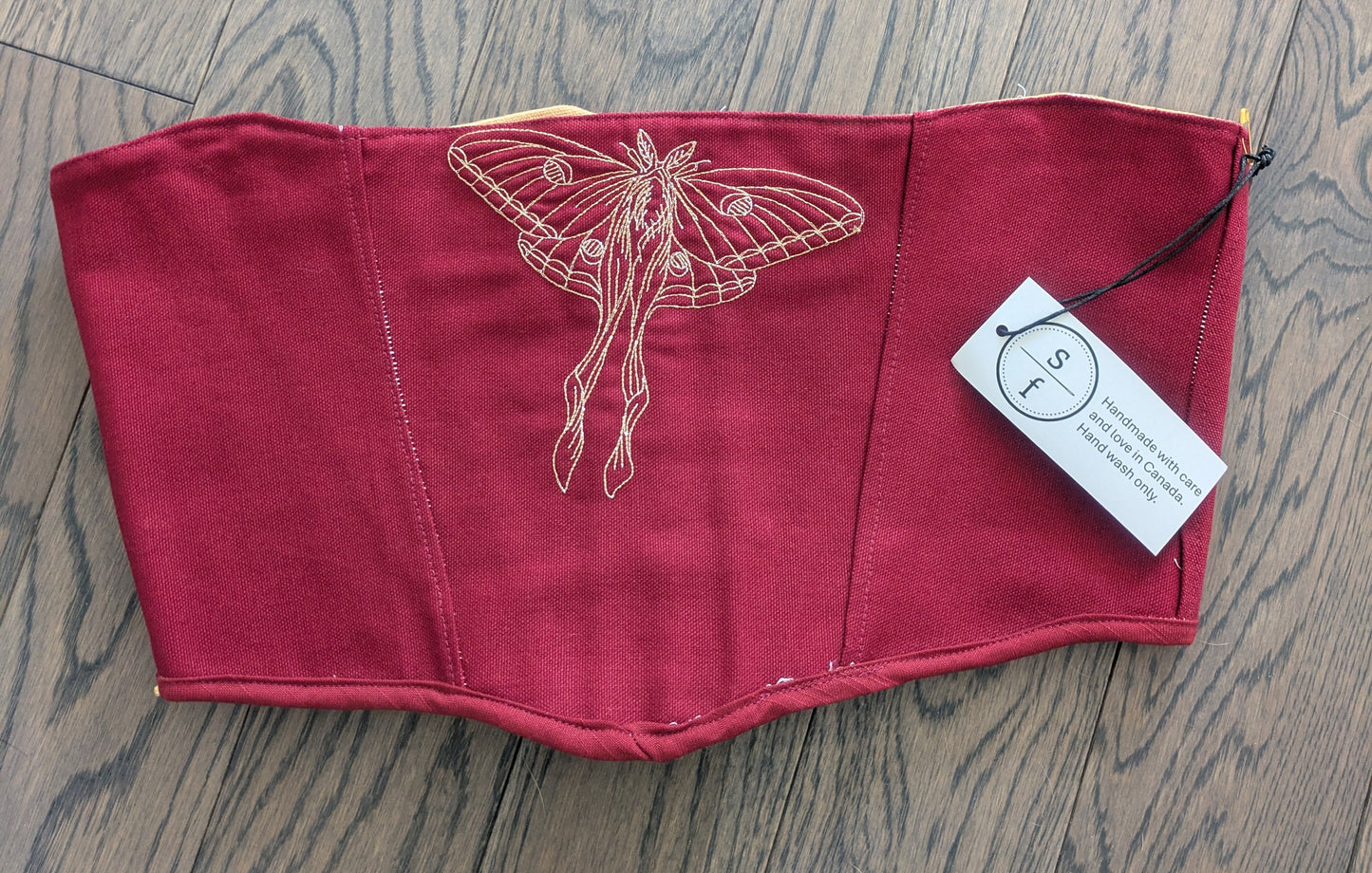 Beaded or Embroidered Overbust Corsets Back Laced